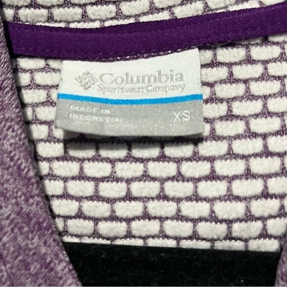 COLUMBIA- Pullover hoodie in Purple Size XS - Picture 4 of 4